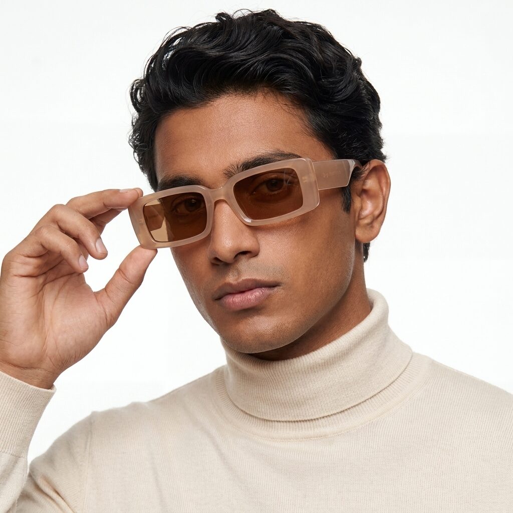 Apogée sunglasses worn — Ormont Paris