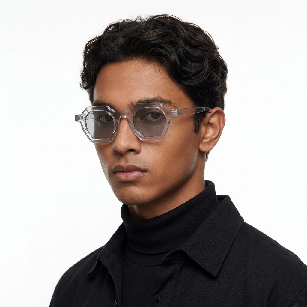 Cristal sunglasses worn — Ormont Paris