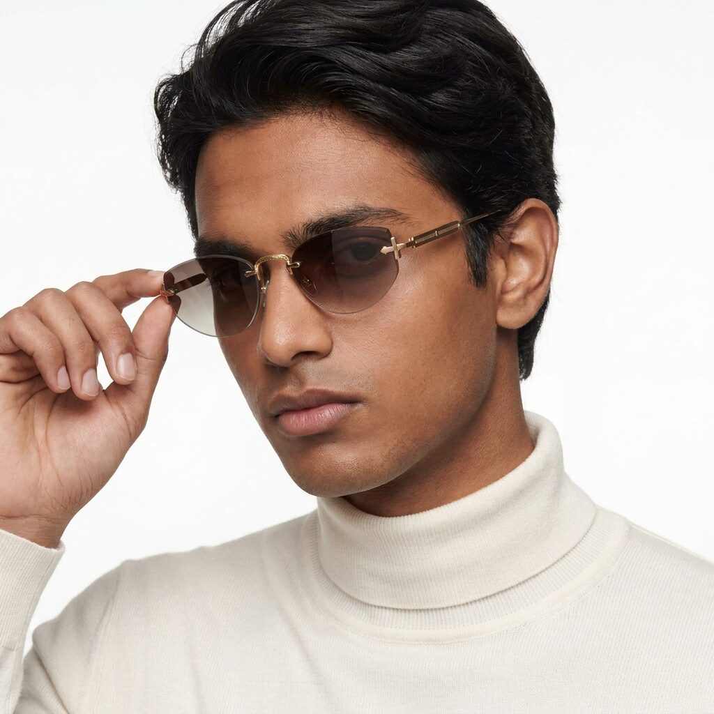 Manifesto sunglasses worn — Ormont Paris