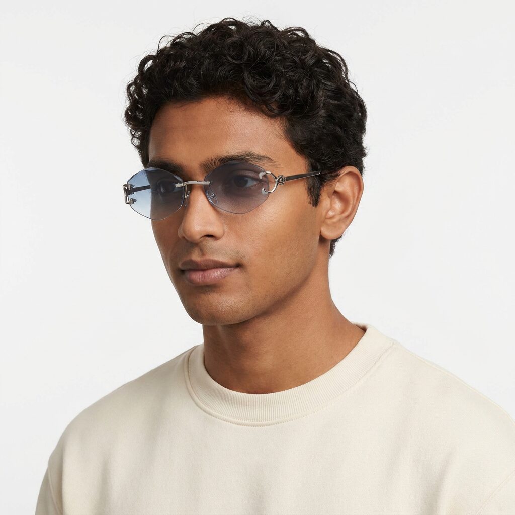 Échelle sunglasses worn — Ormont Paris