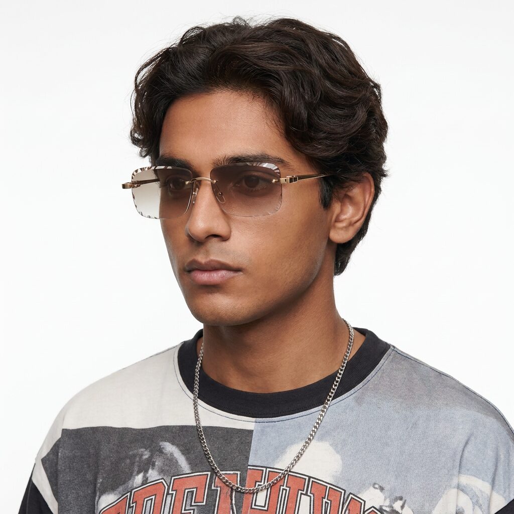 Lumière sunglasses worn — Ormont Paris