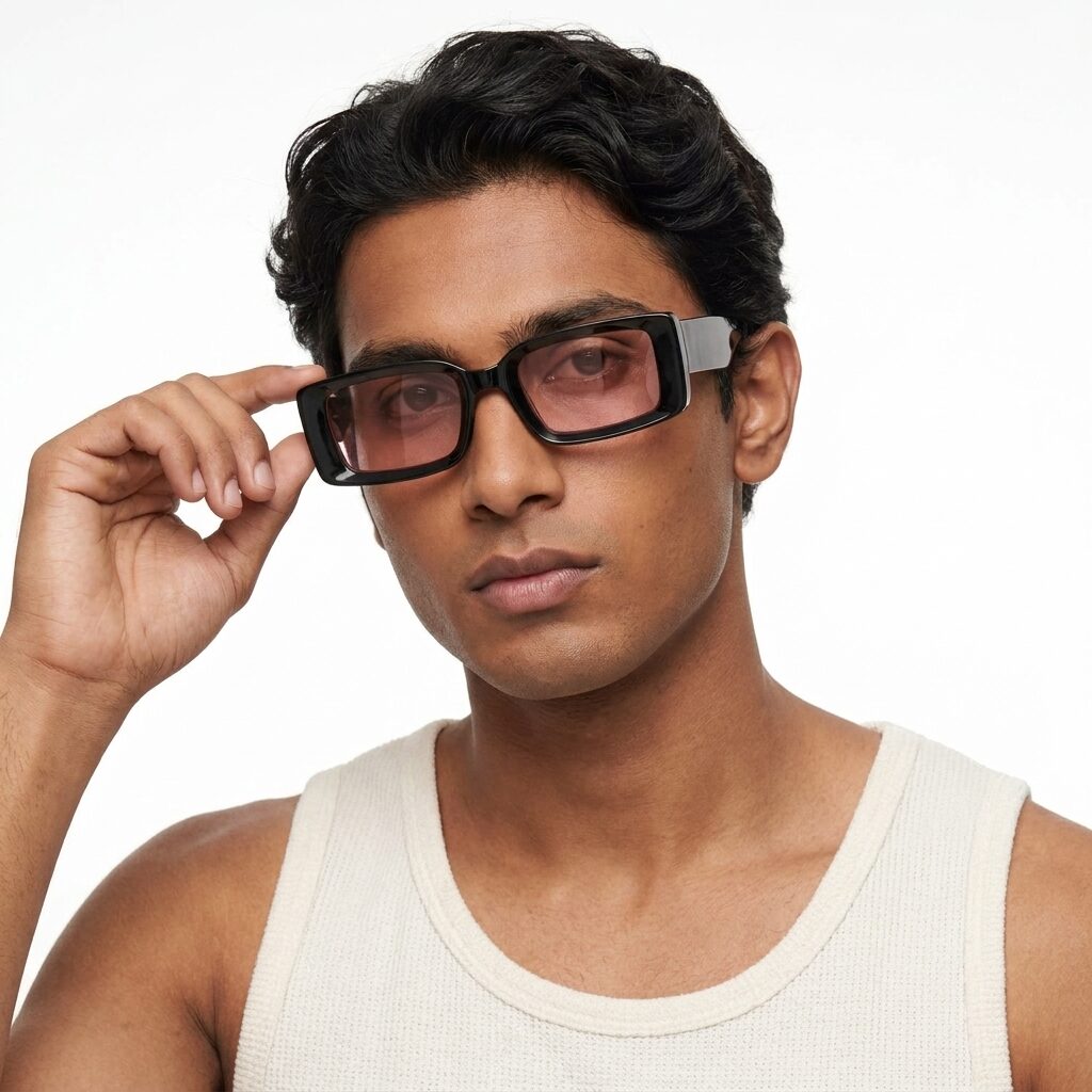 Prisme sunglasses worn — Ormont Paris