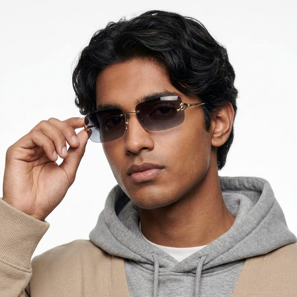 Studio sunglasses worn — Ormont Paris